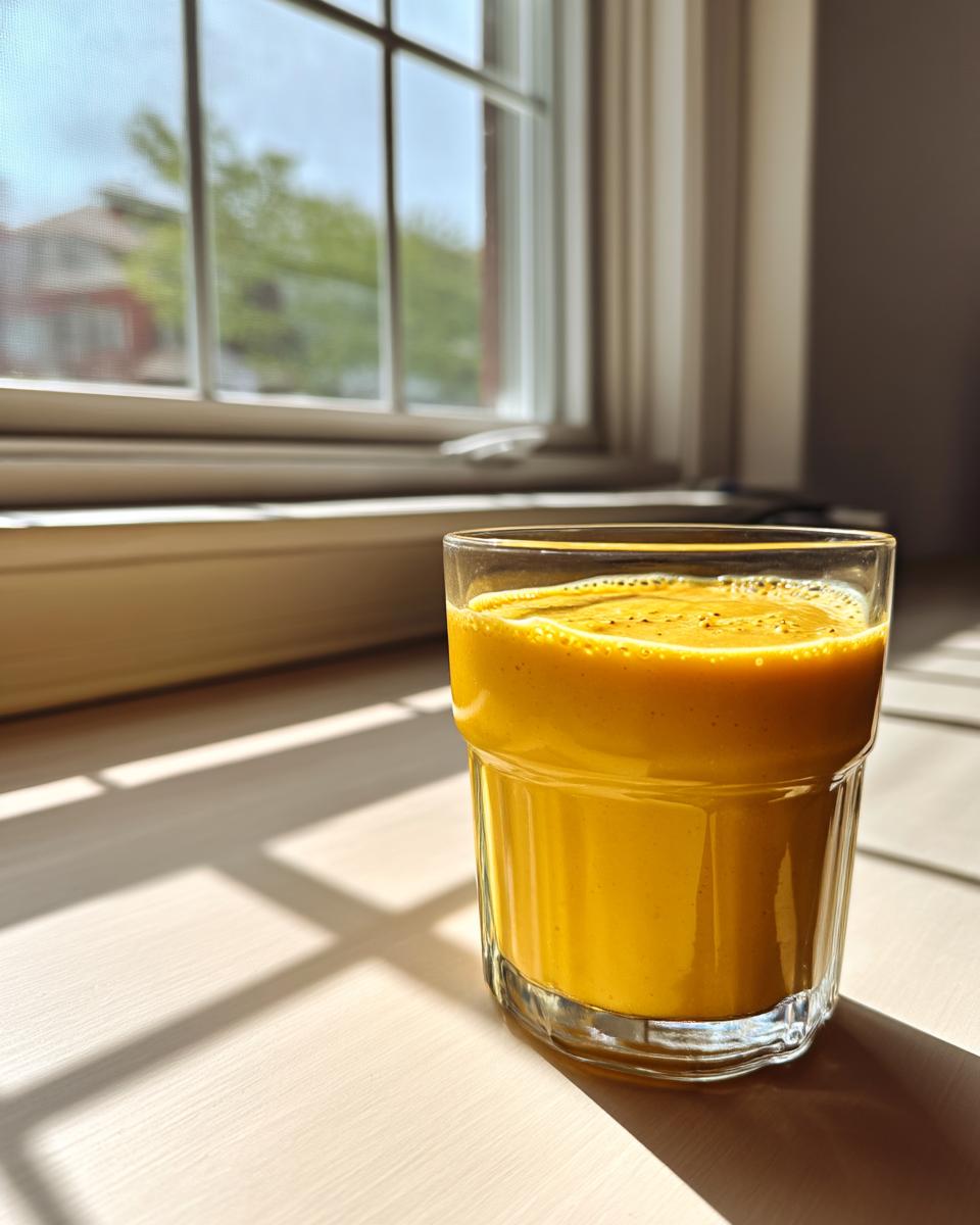 Turmeric Mango Smoothie - detail 1