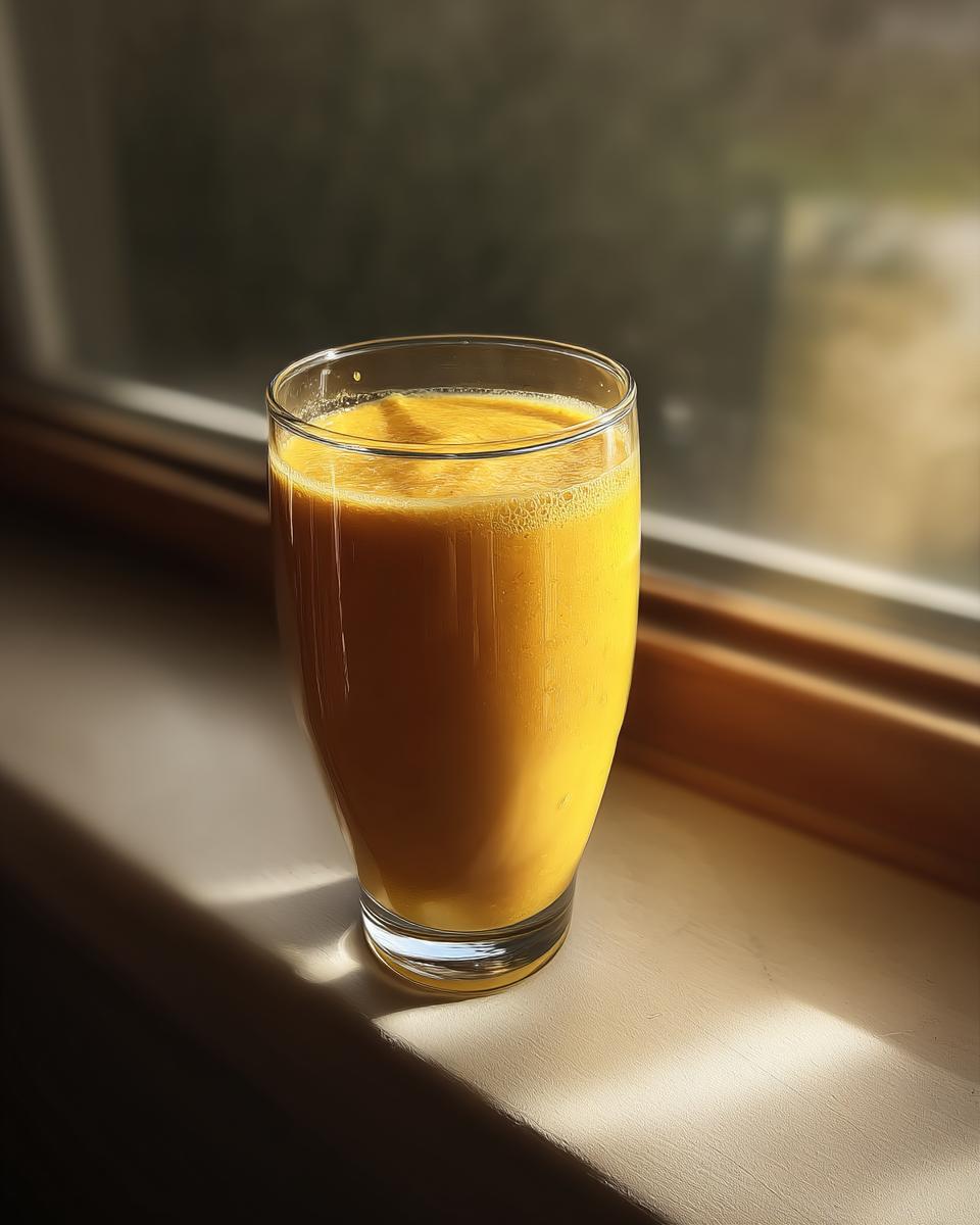 Turmeric Mango Smoothie - detail 2