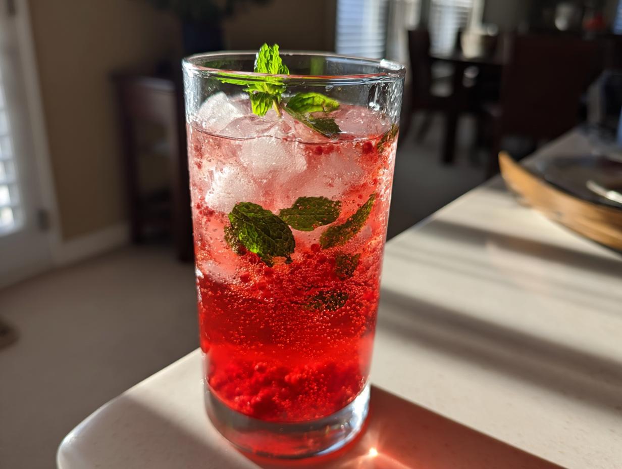 Valentine’s Day Sparkling Raspberry Lemonade - detail 4