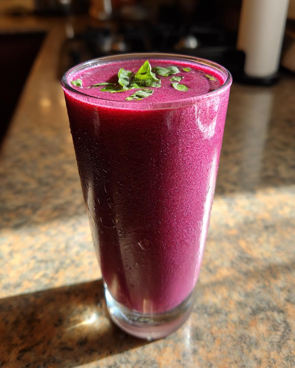 Velvet Berry Basil Smoothie - detail 1