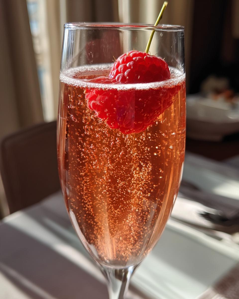 Wedding Blush Fizz with Rosé Prosecco and Elderflower - detail 1