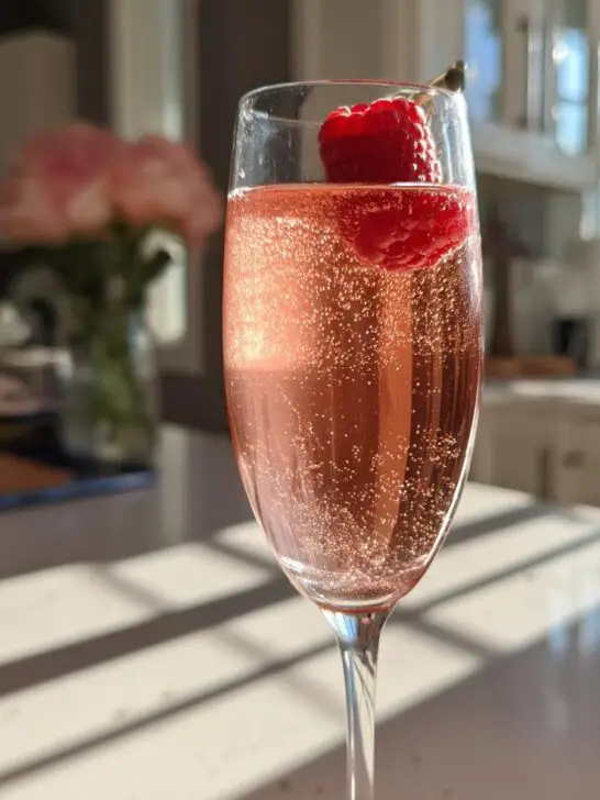 Wedding Blush Fizz with Rosé Prosecco and Elderflower