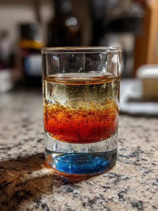 American Flag Layered Shot Recipe