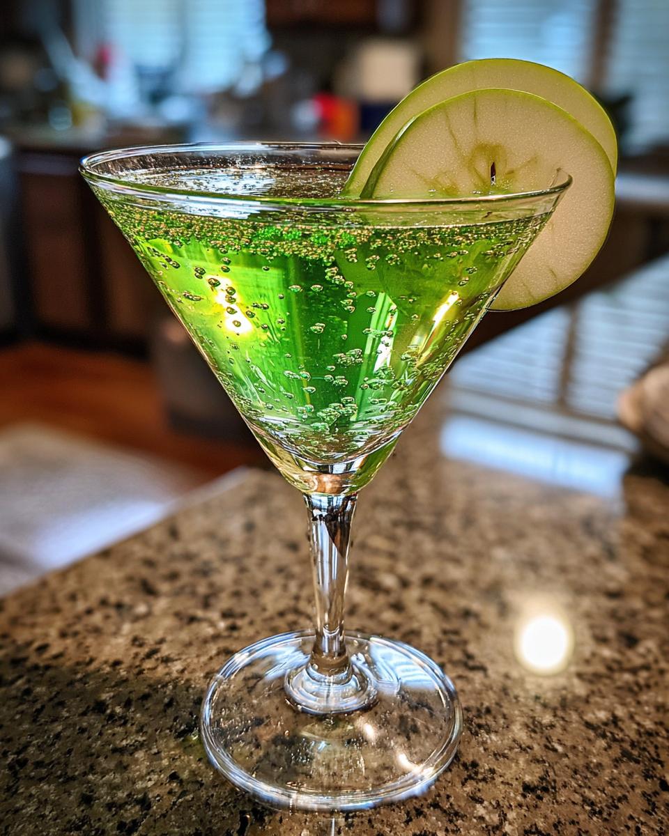 Apple Martini Cocktail – Easy Recipe - detail 1