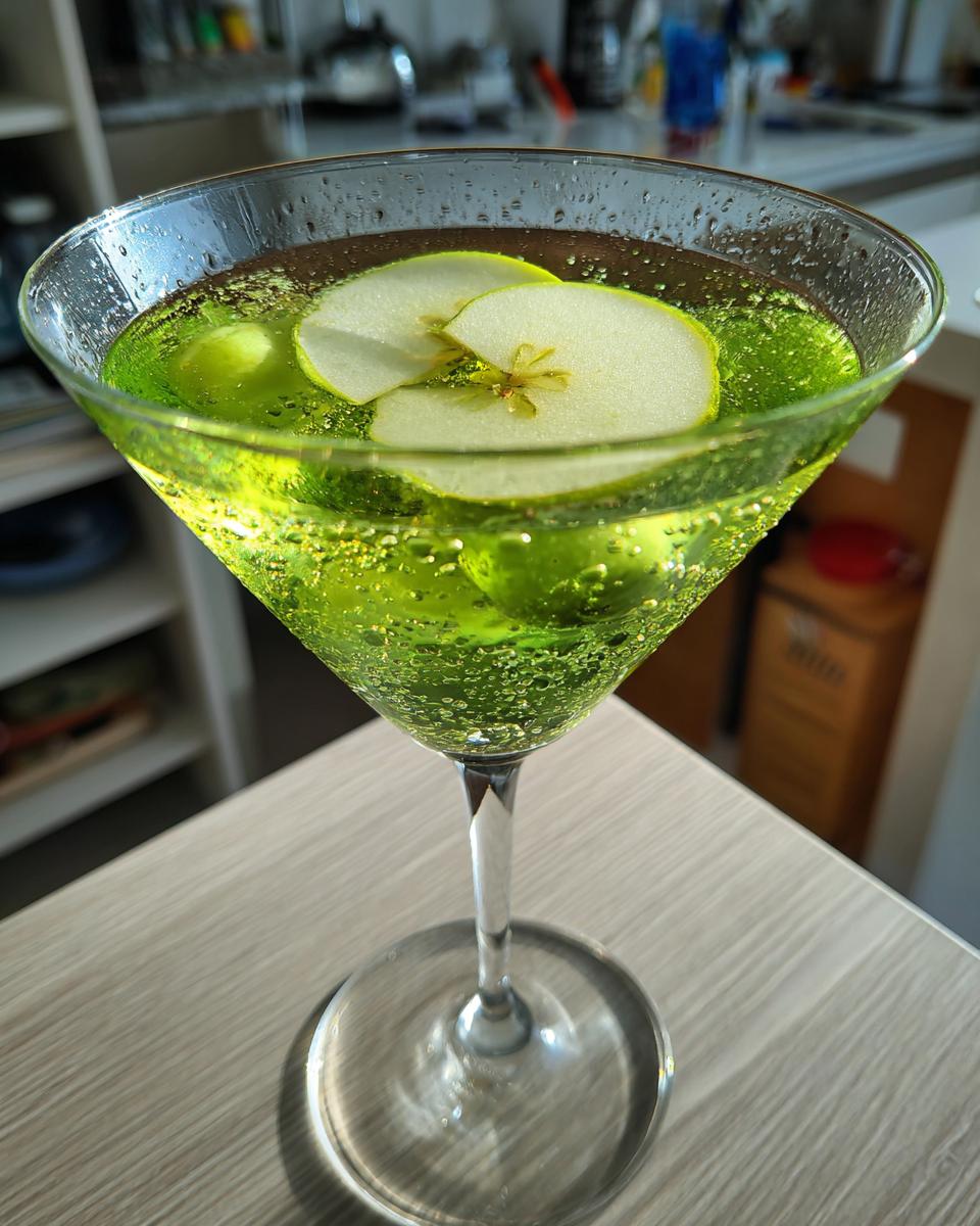 Apple Martini Cocktail – Easy Recipe - detail 2