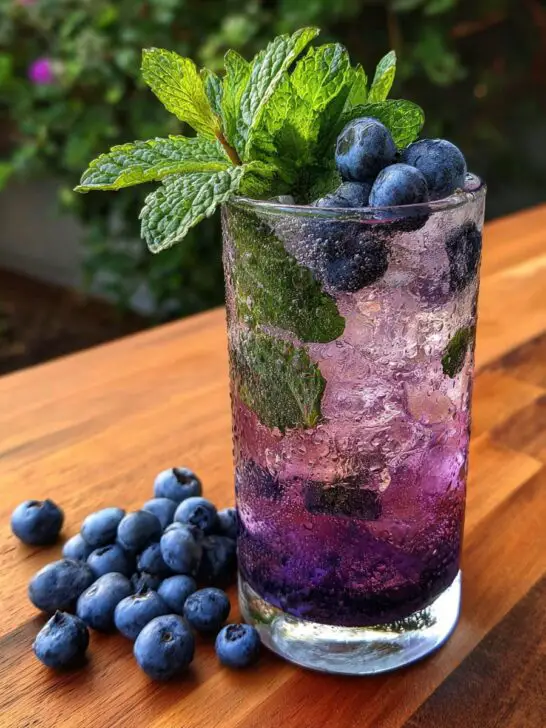 Blueberry Mint Sparkler Recipe