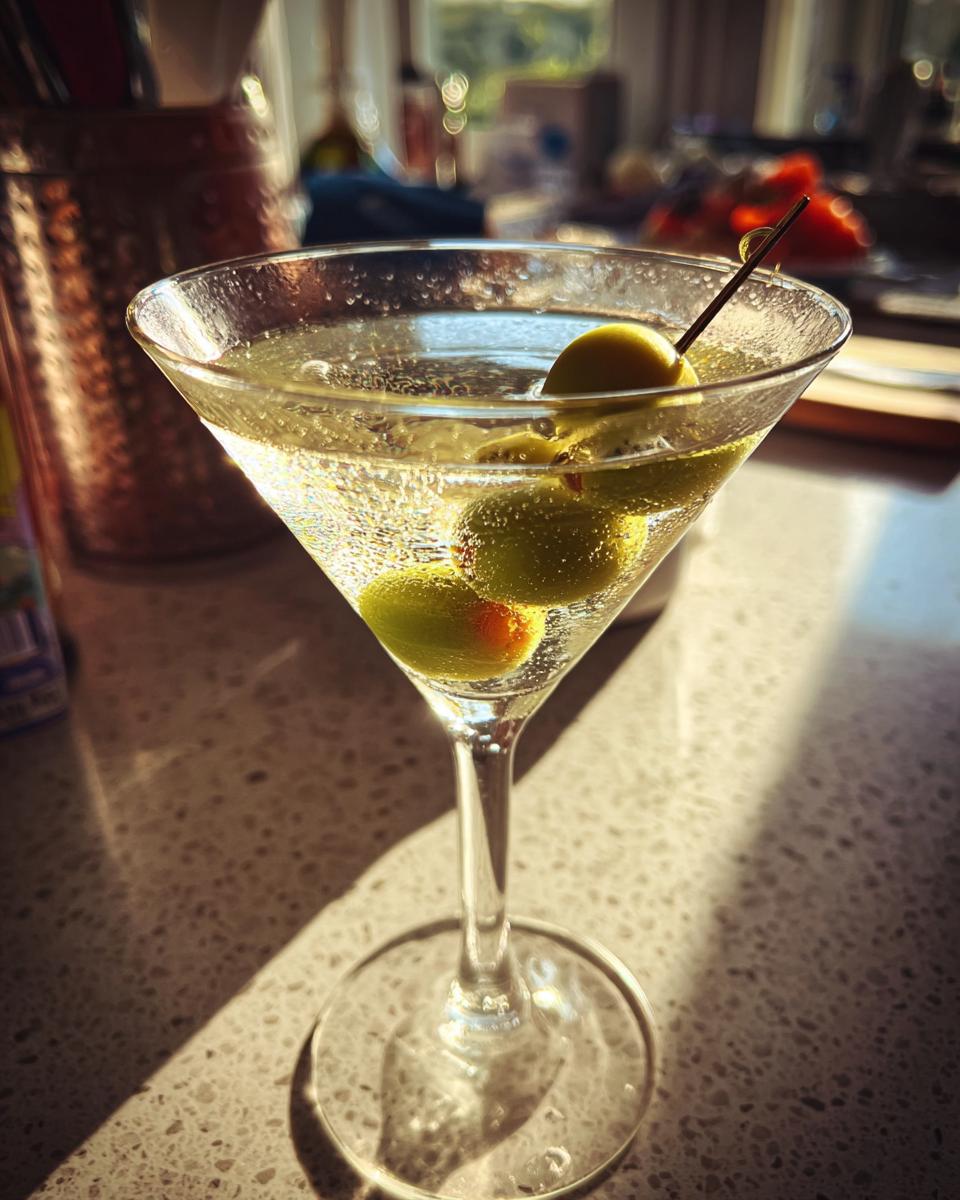 Dirty Vodka Martini – Classic Recipe - detail 1