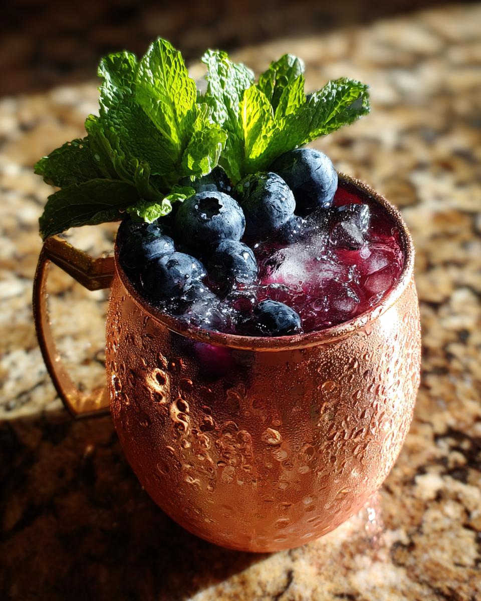 Independence Day Blueberry Moscow Mule Recipe - detail 1
