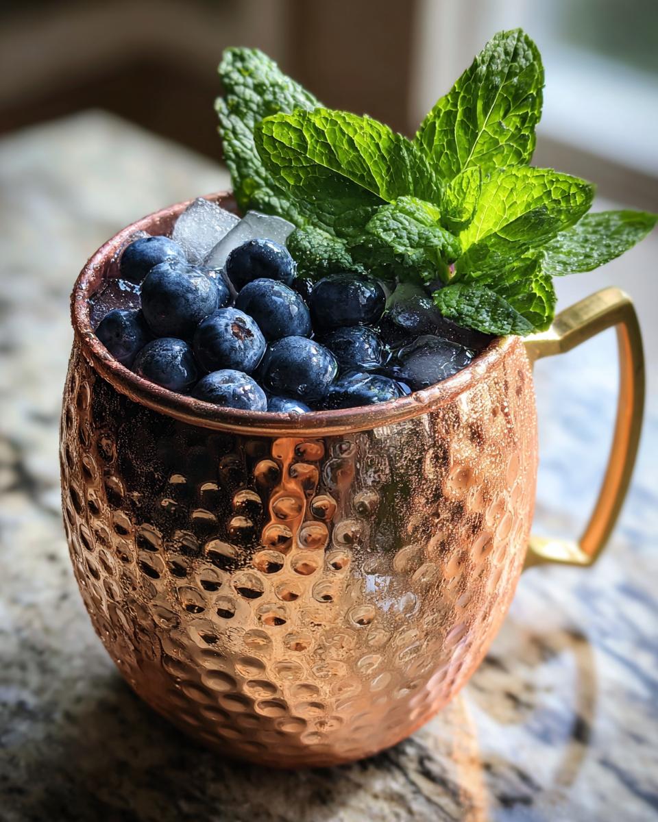 Independence Day Blueberry Moscow Mule Recipe - detail 2