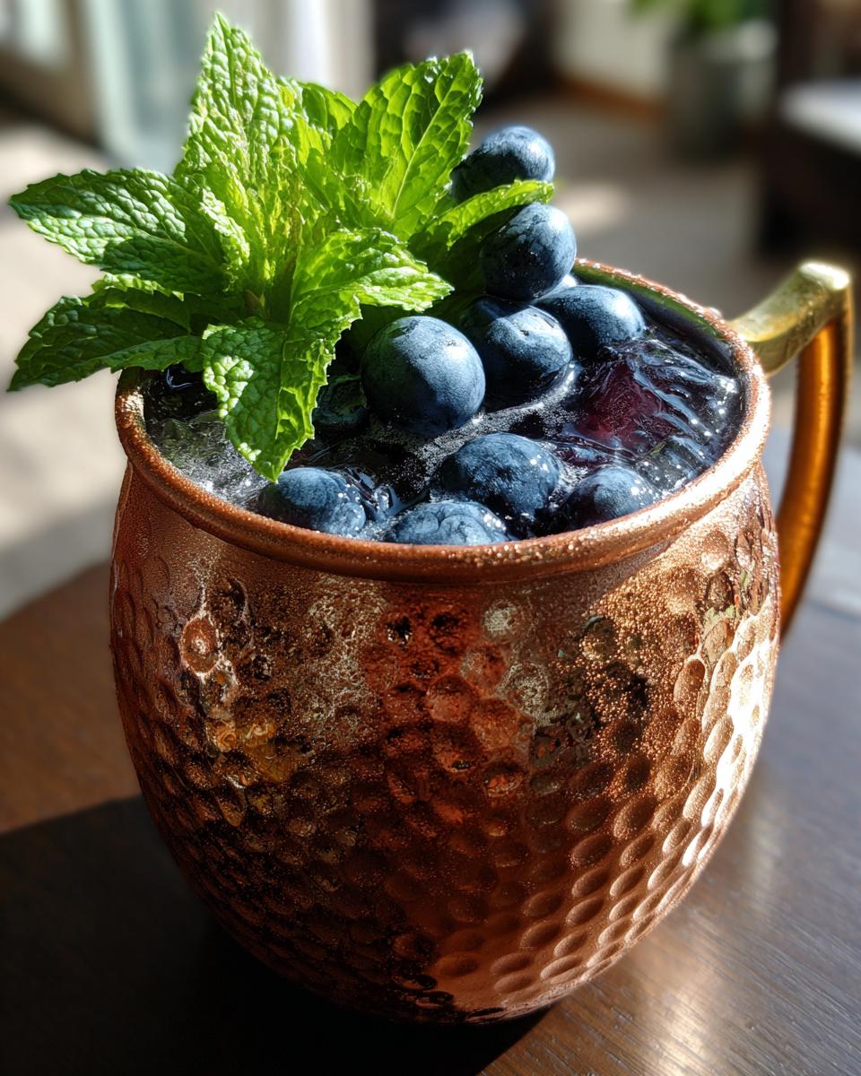 Independence Day Blueberry Moscow Mule Recipe - detail 3
