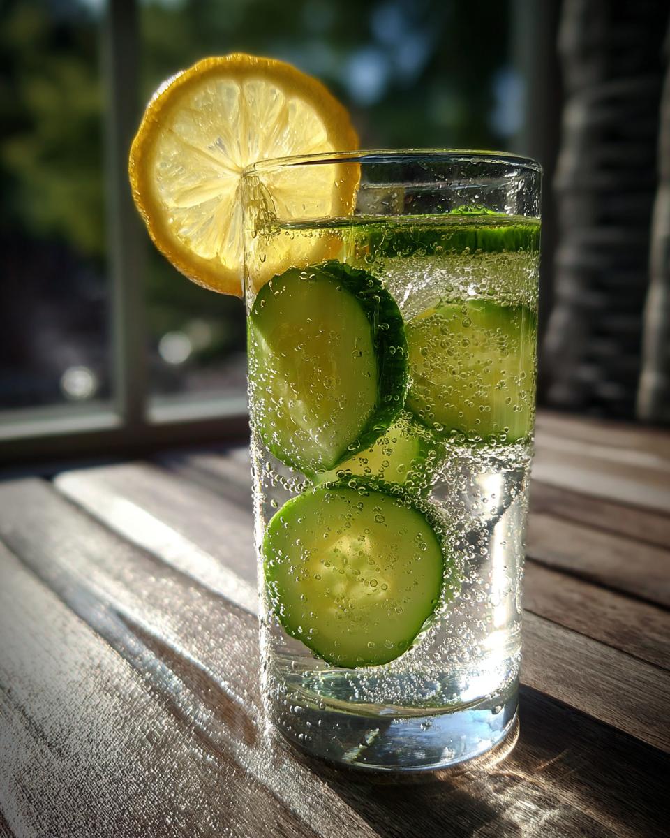 Lemon Cucumber Detox Water - detail 2