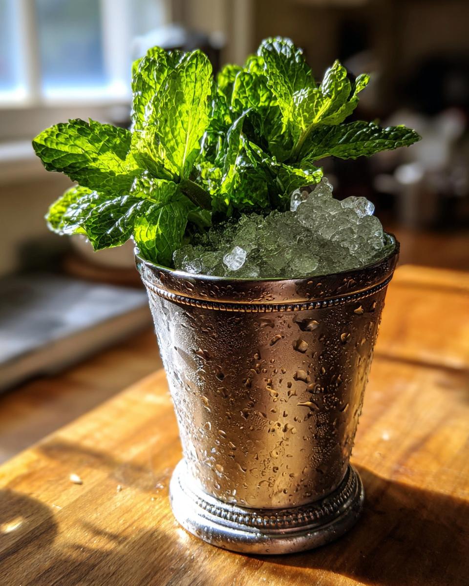 Mint Julep Cocktail Recipe – Easy Classic - detail 1