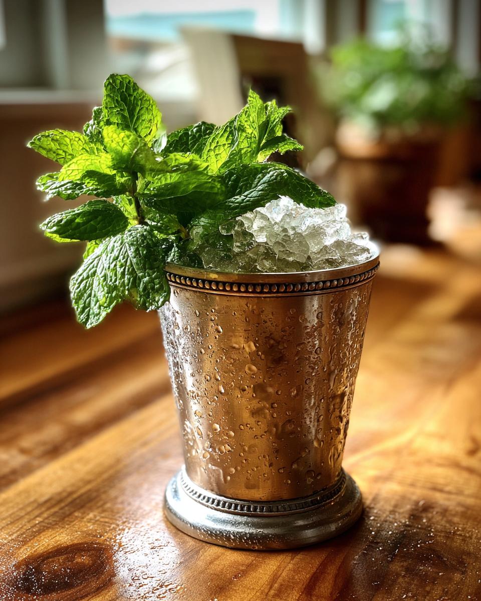 Mint Julep Cocktail Recipe – Easy Classic - detail 2