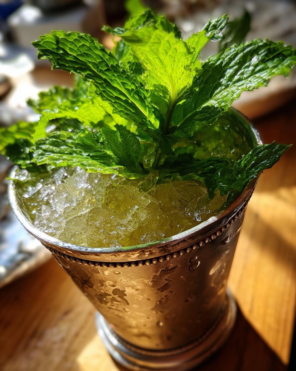 Mint Julep Cocktail Recipe – Easy Classic - detail 3