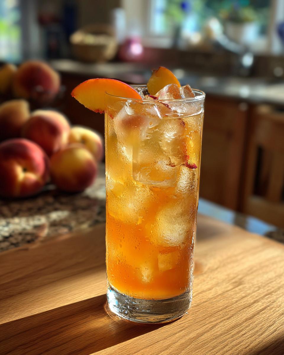 Peach Iced Green Tea - detail 1
