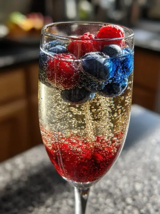 Red, White & Blue Sparkler Cocktail Recipe