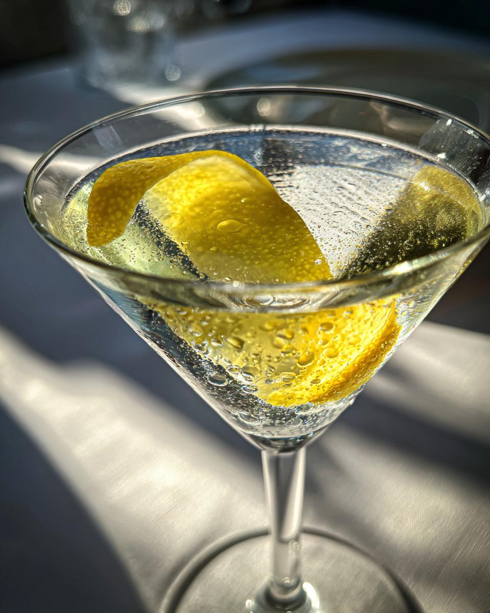 Vesper Martini Cocktail – Classic Recipe - detail 2