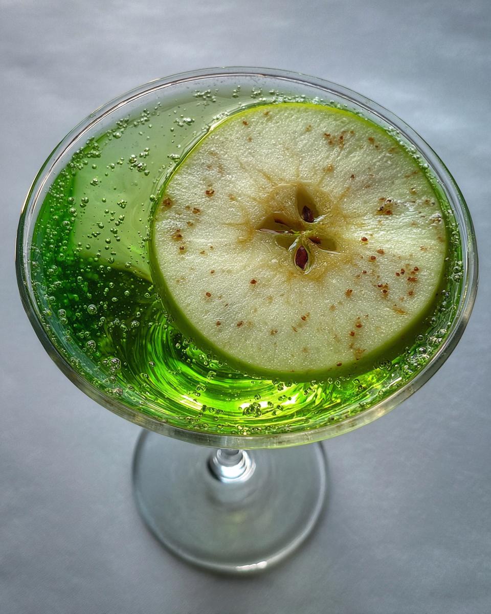 appletini cocktail drink recipe - detail 2
