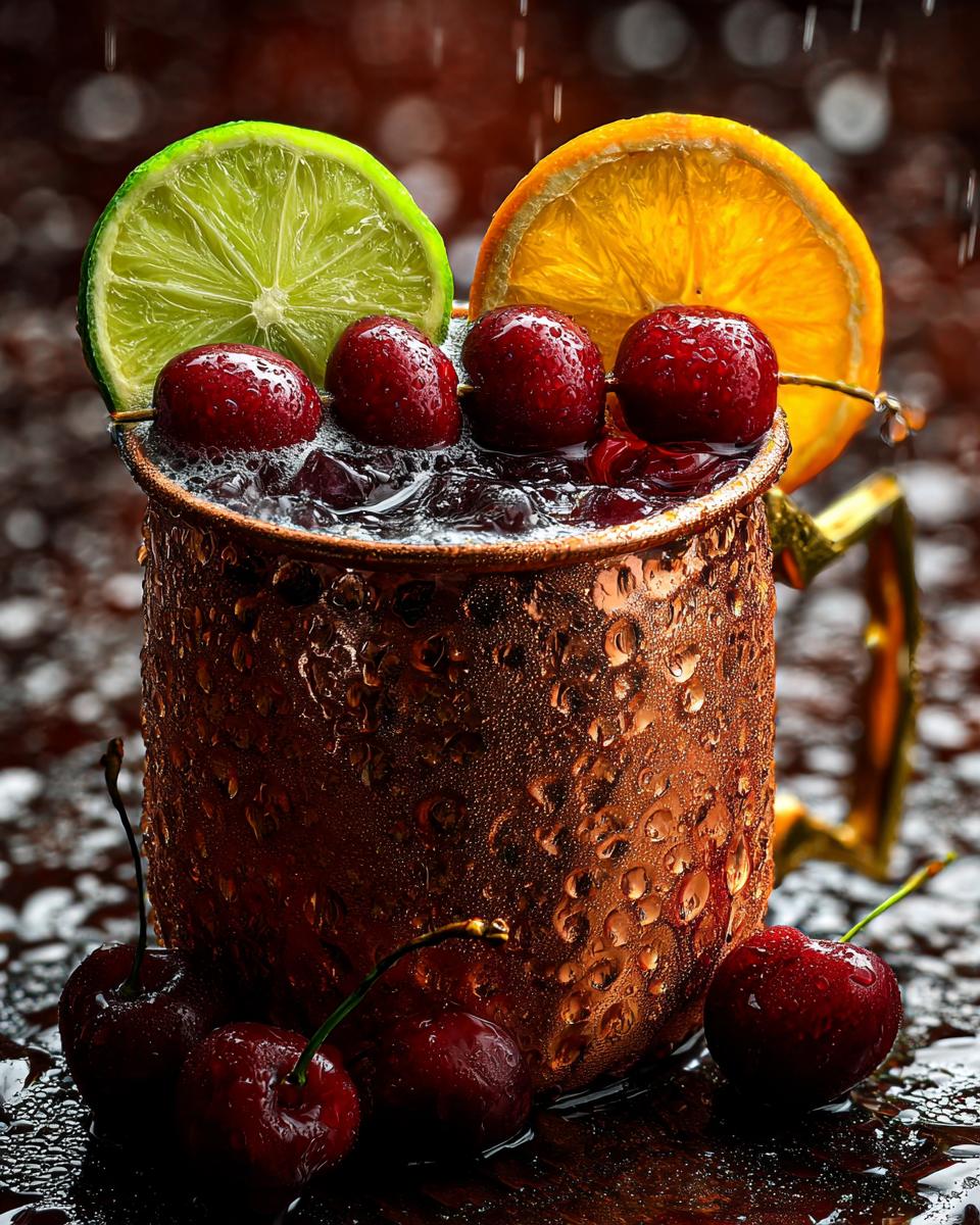 Christmas Cherry Clove Holiday Mule - detail 1