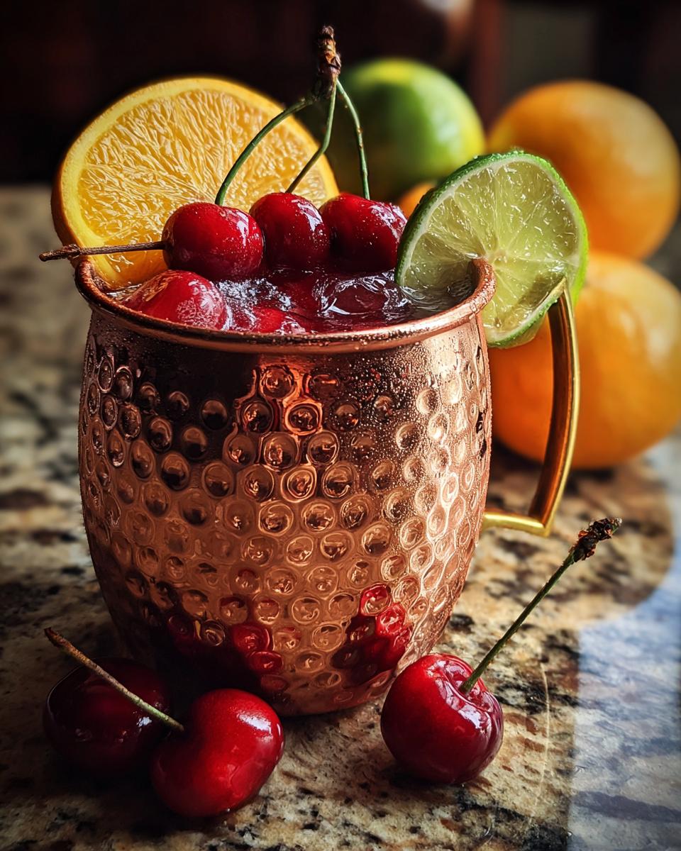 Christmas Cherry Clove Holiday Mule - detail 2