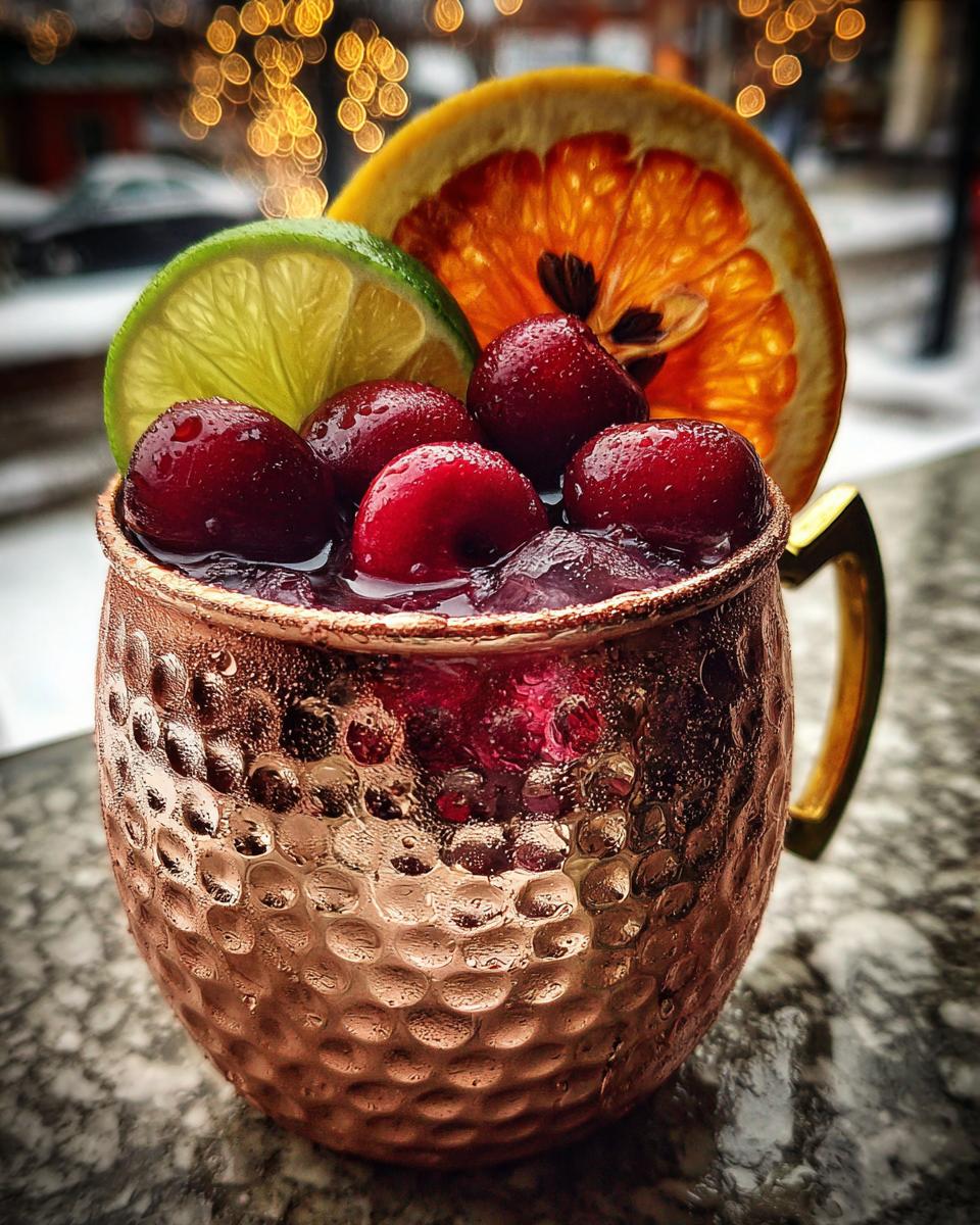 Christmas Cherry Clove Holiday Mule - detail 3