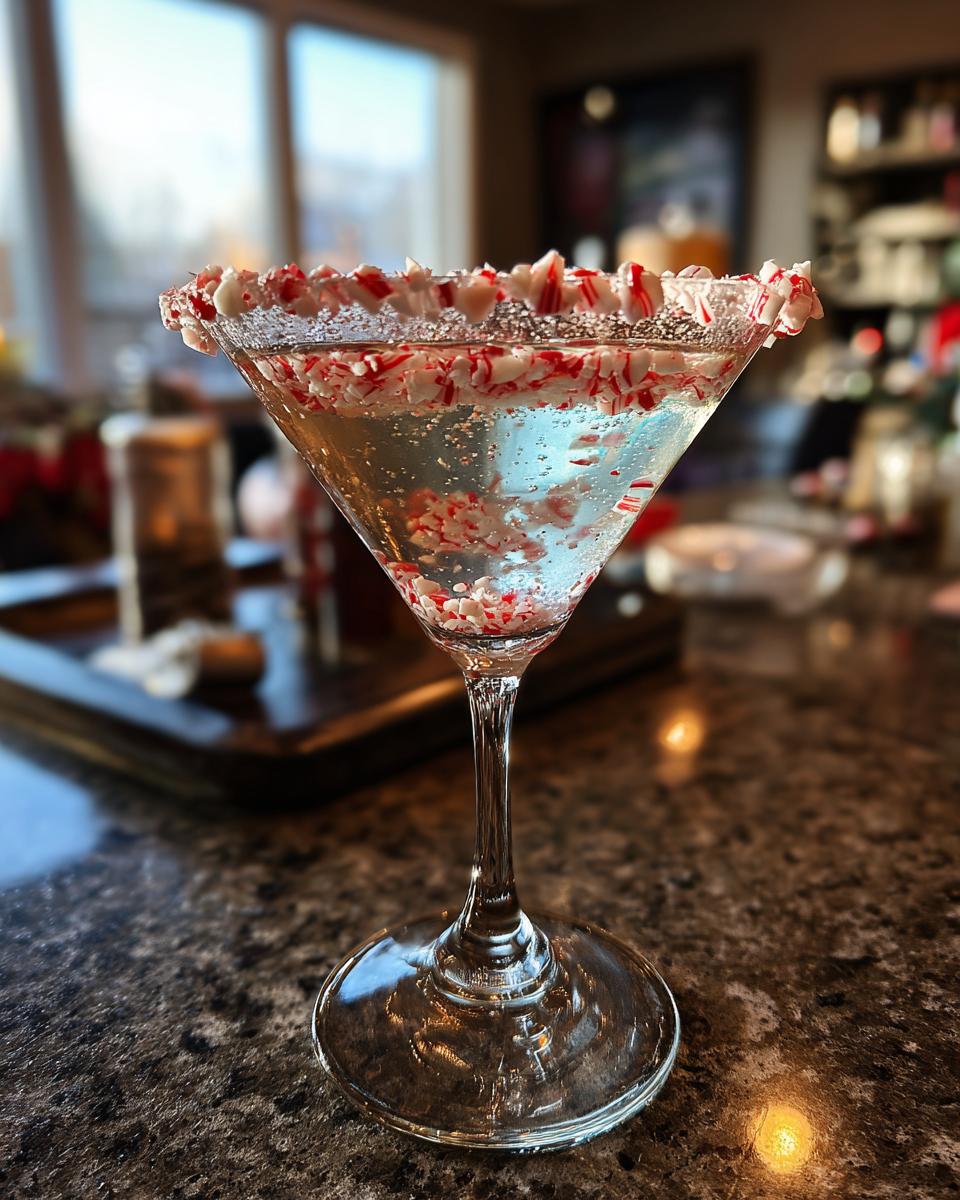 Christmas Chocolate Peppermint Martini - detail 2