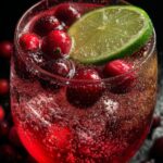 Christmas Cranberry Lime Spritz