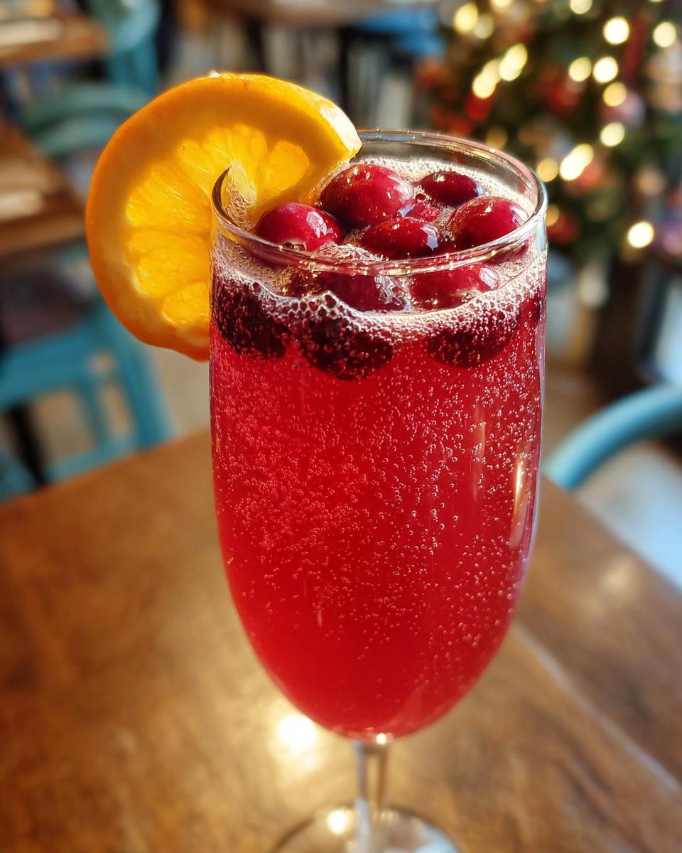 Christmas Cranberry Mimosa Sparkler - detail 3