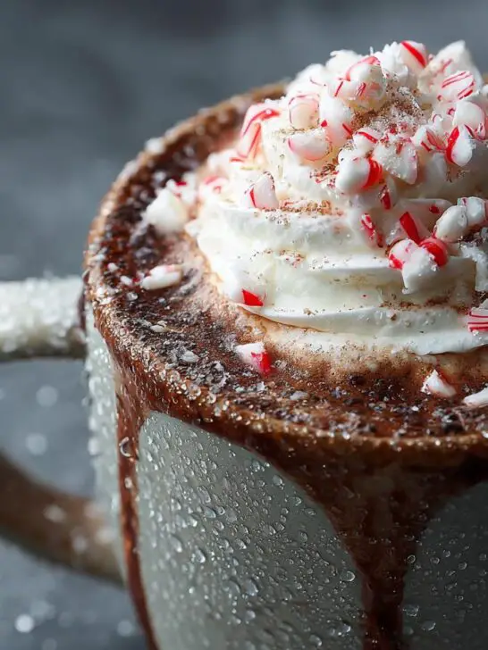 Christmas Frozen Peppermint Mocha