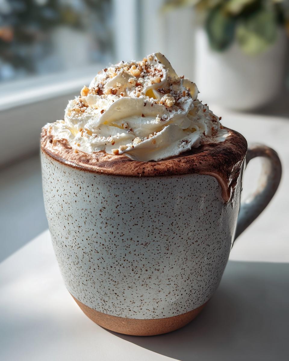 Christmas Hazelnut Mocha Latte - detail 2
