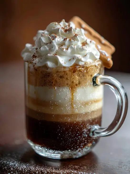 Christmas Iced Gingerbread Latte