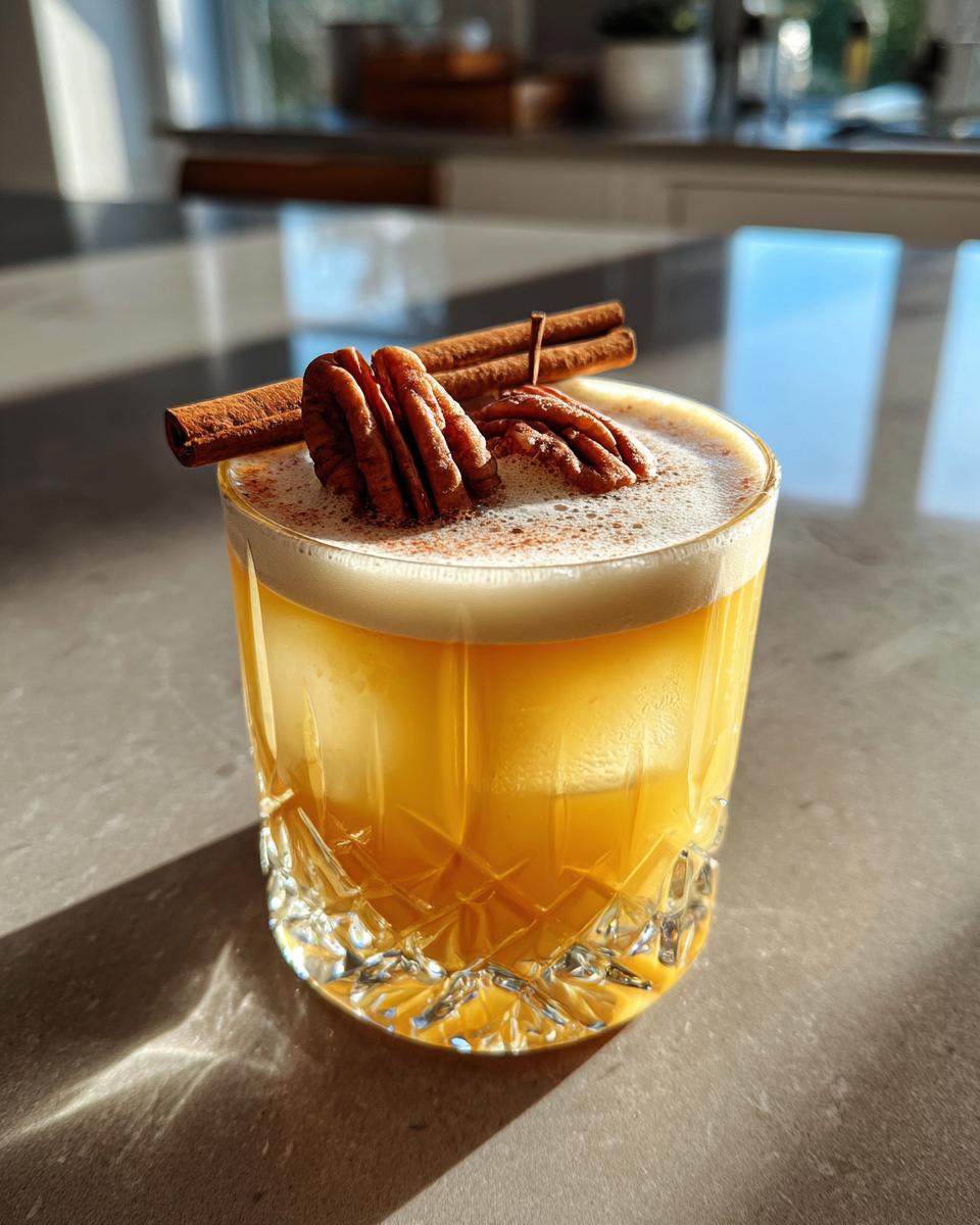 Christmas Maple Pecan Whiskey Sour - detail 2
