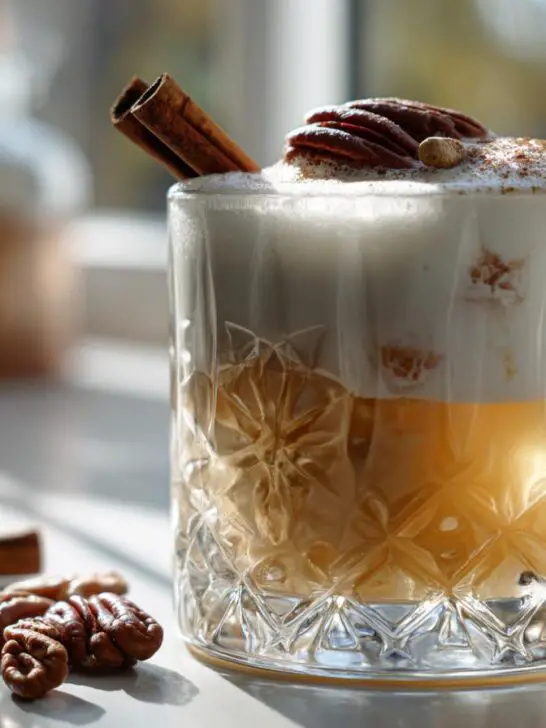 Christmas Maple Pecan Whiskey Sour
