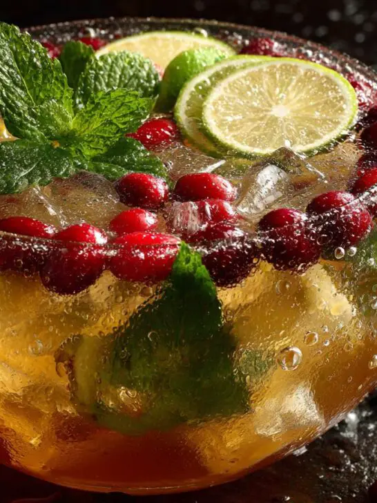 Christmas Pineapple Mint Punch
