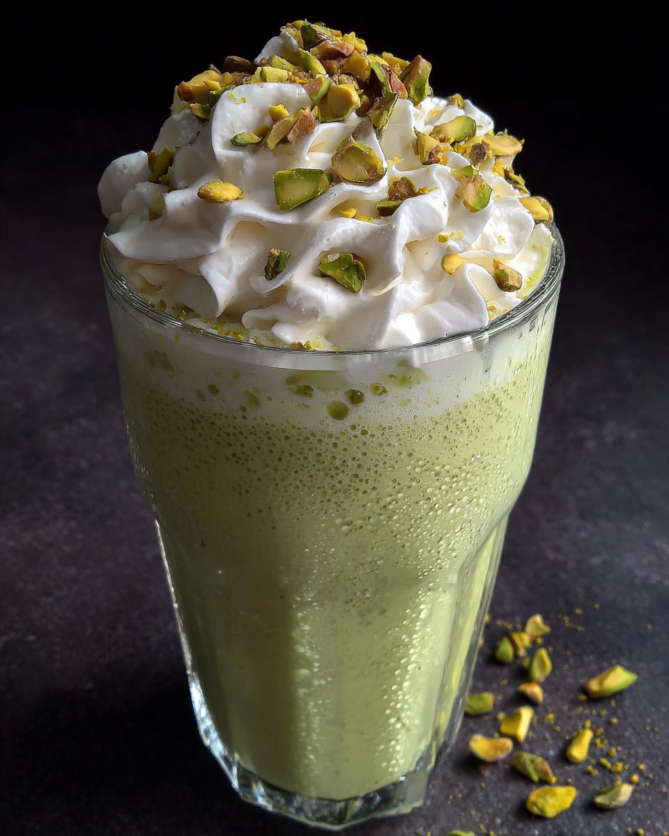 Christmas Pistachio Cream Shake - detail 2