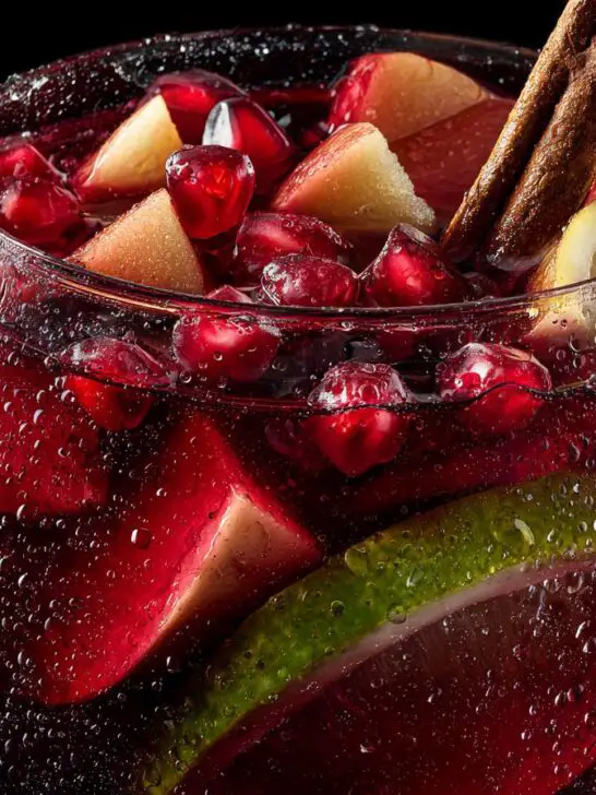 Christmas Pomegranate Spiced Sangria