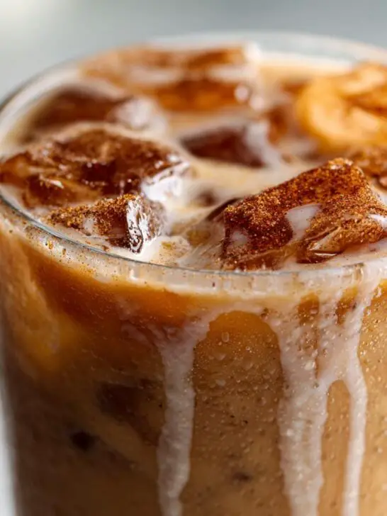 Christmas Snickerdoodle Iced Coffee
