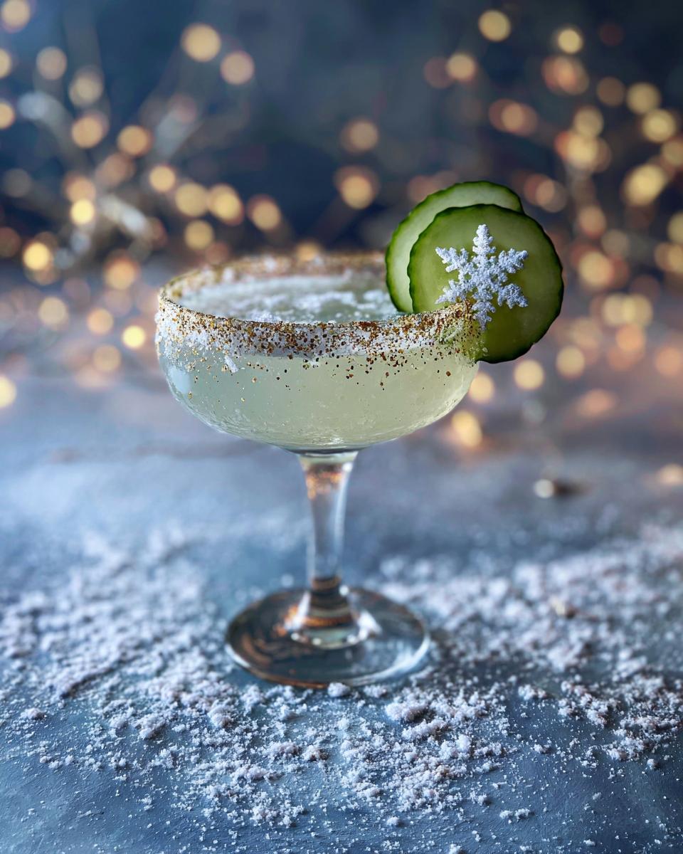 Christmas Snowflake Martini - detail 1