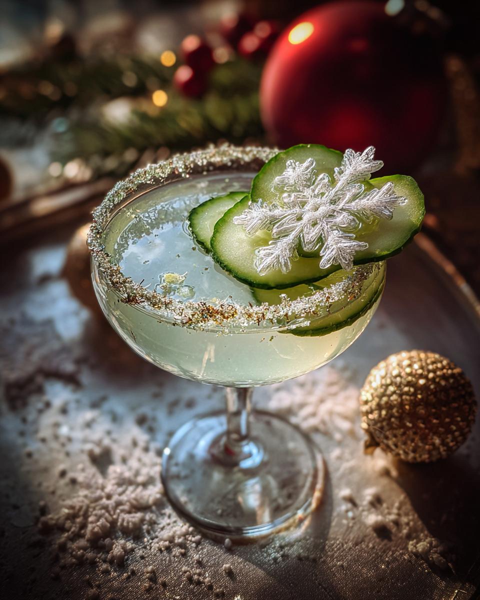 Christmas Snowflake Martini - detail 2