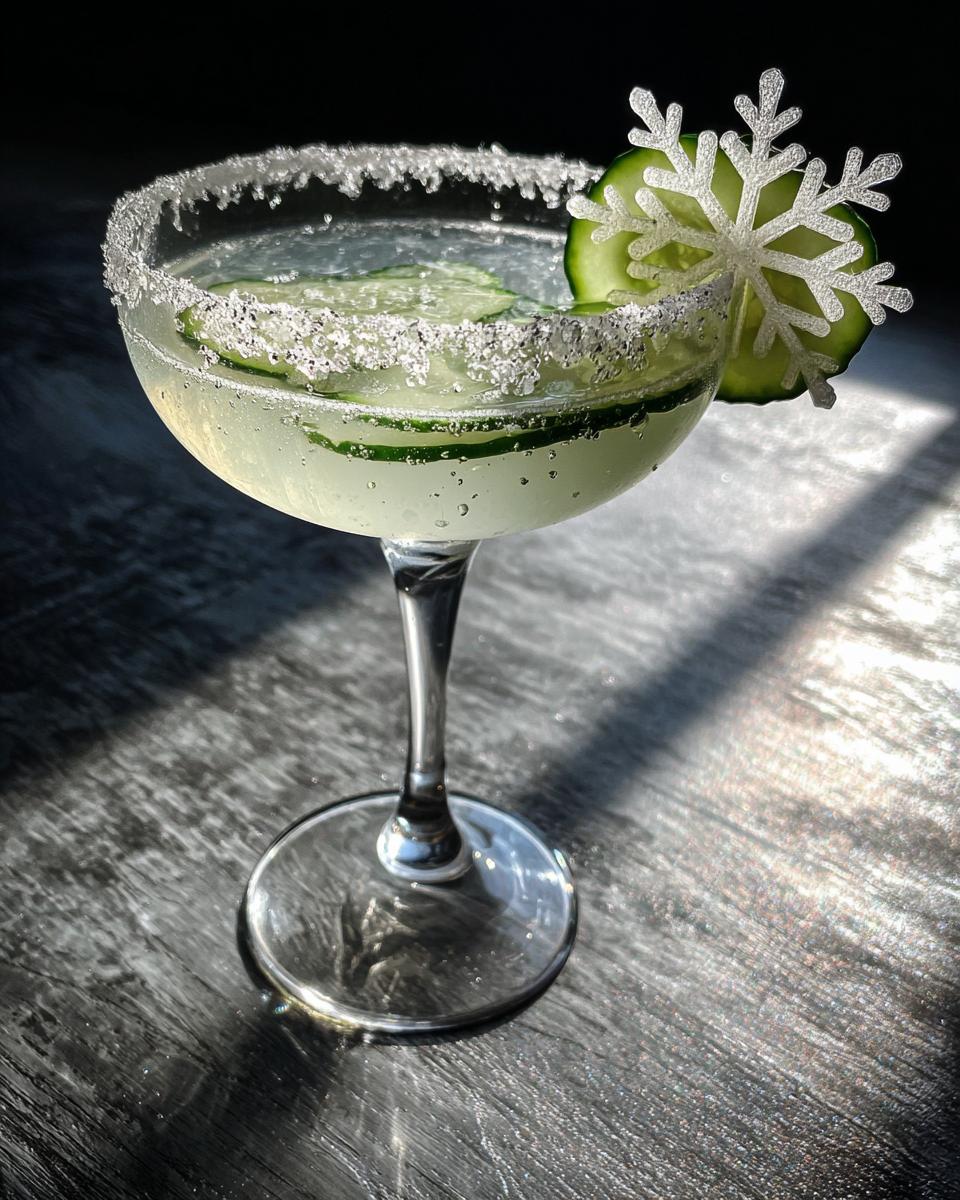 Christmas Snowflake Martini - detail 3