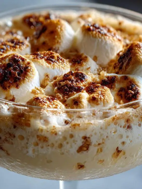 Christmas Toasted Marshmallow Eggnog