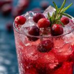 Christmas Vanilla Cranberry Fizz