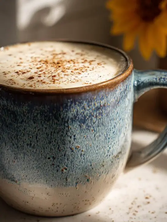 Christmas White Chocolate Chai Latte