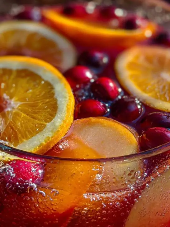 Halloween Apple Cider Sangria