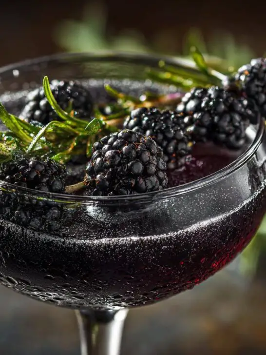 Halloween Black Magic Cocktail