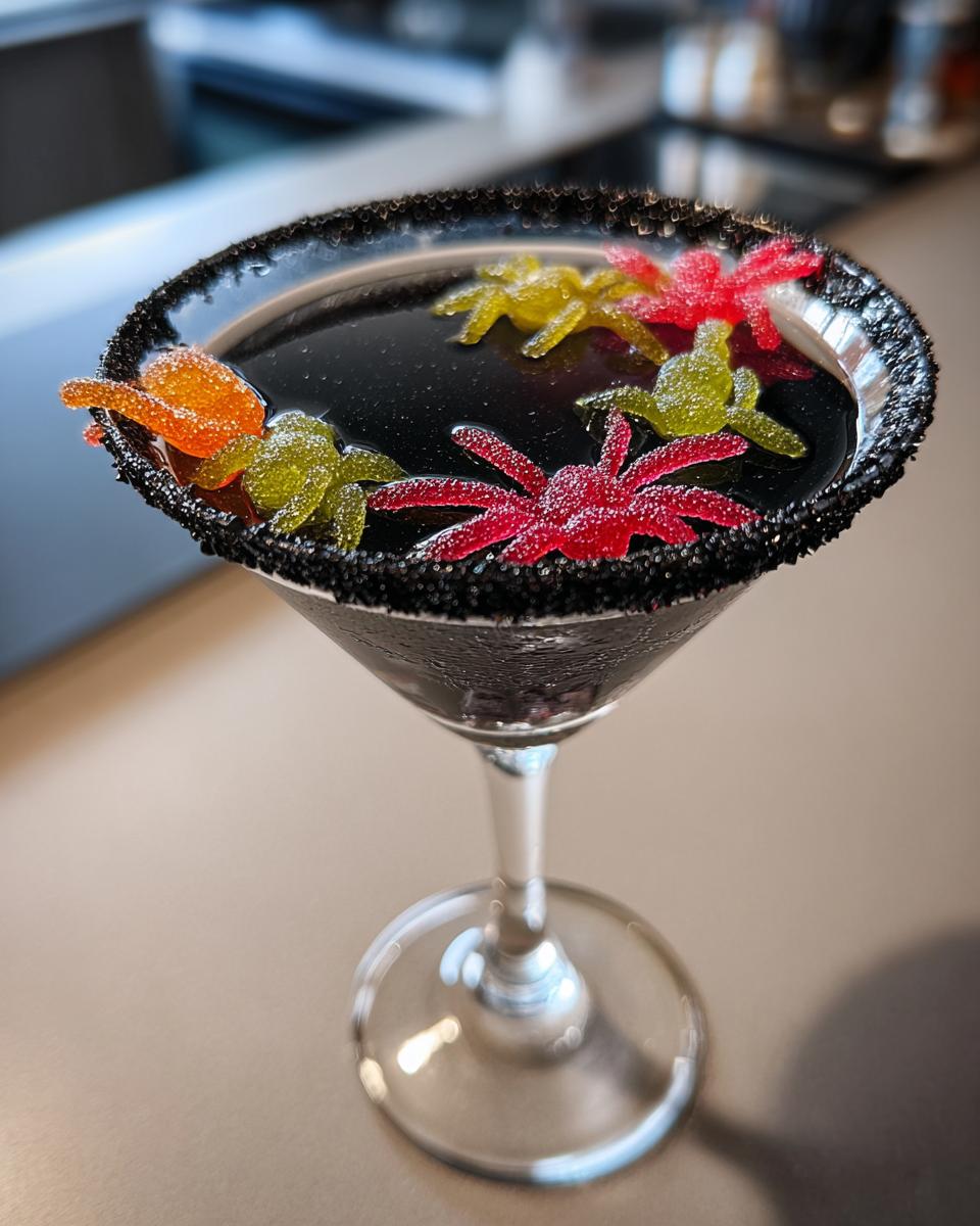 Halloween Black Widow’s Martini - detail 1