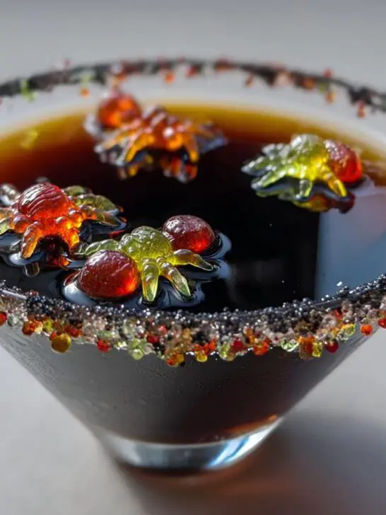 Halloween Black Widow’s Martini