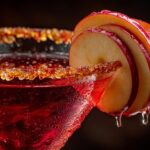Halloween Candy Apple Martini