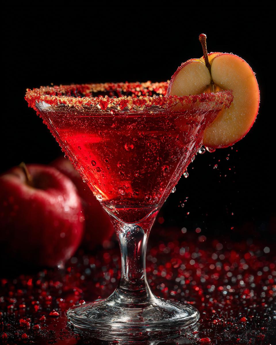 Halloween Candy Apple Martini - detail 3