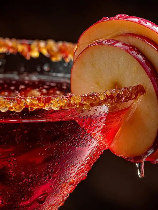 Halloween Candy Apple Martini